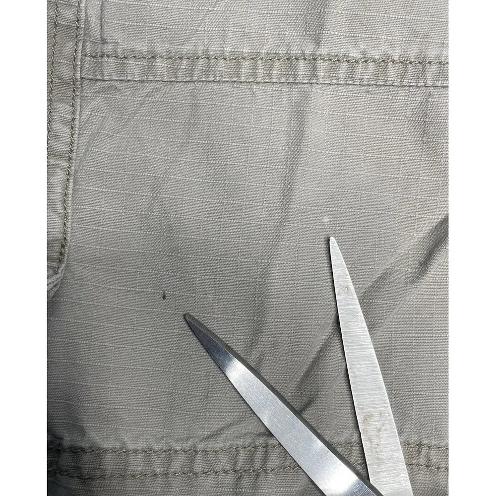 North‎ Face Shorts Mens 36 Beige Cargo Zip Pockets Rip Stop Outdoors Hiking
